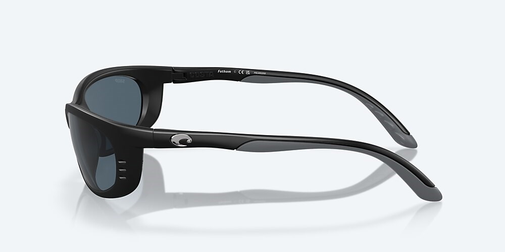 Costa Del Mar Fathom - Matte Black - Gray Polarized Polycarbonate (580P)