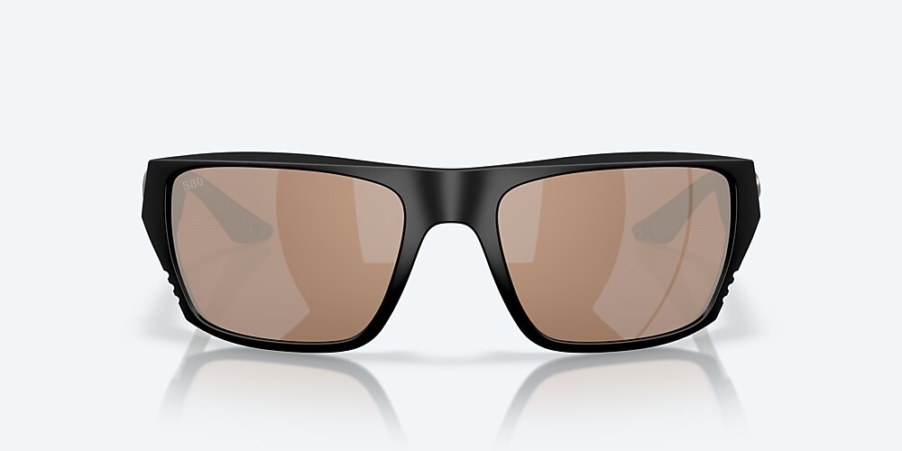 Costa Del Mar Finlet - Matte Black - Copper Silver Mirror Polarized Glass (580G)