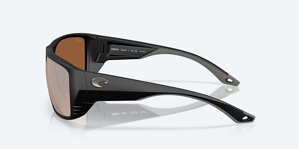 Costa Del Mar Finlet - Matte Black - Copper Silver Mirror Polarized Glass (580G)