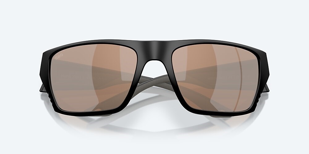 Costa Del Mar Finlet - Matte Black - Copper Silver Mirror Polarized Glass (580G)