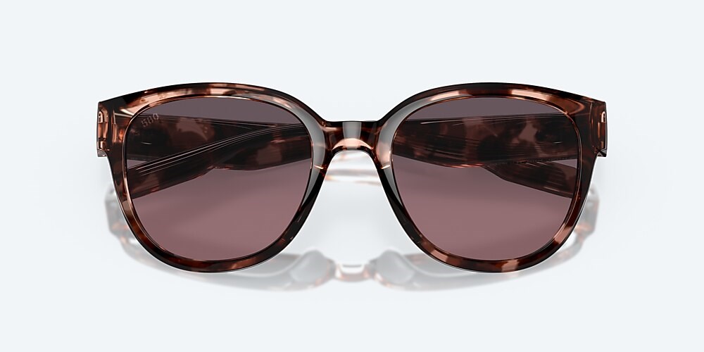 Costa Del Mar Salina - Coral Tortoise - Rose Gradient Polarized Glass (580G)