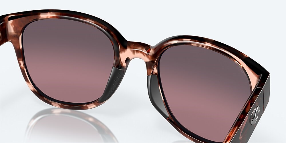 Costa Del Mar Salina - Coral Tortoise - Rose Gradient Polarized Glass (580G)