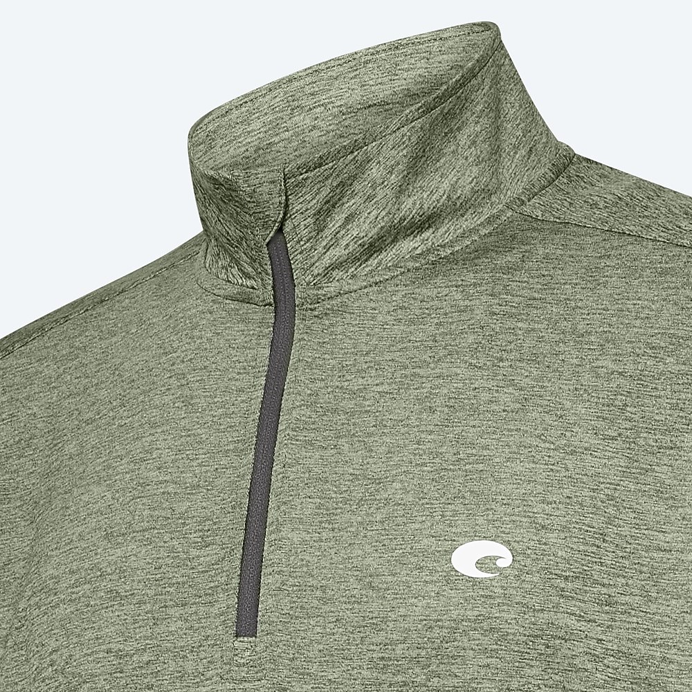 Costa Del Mar Voyager Quarter-Zip Pullover - Dark Sage