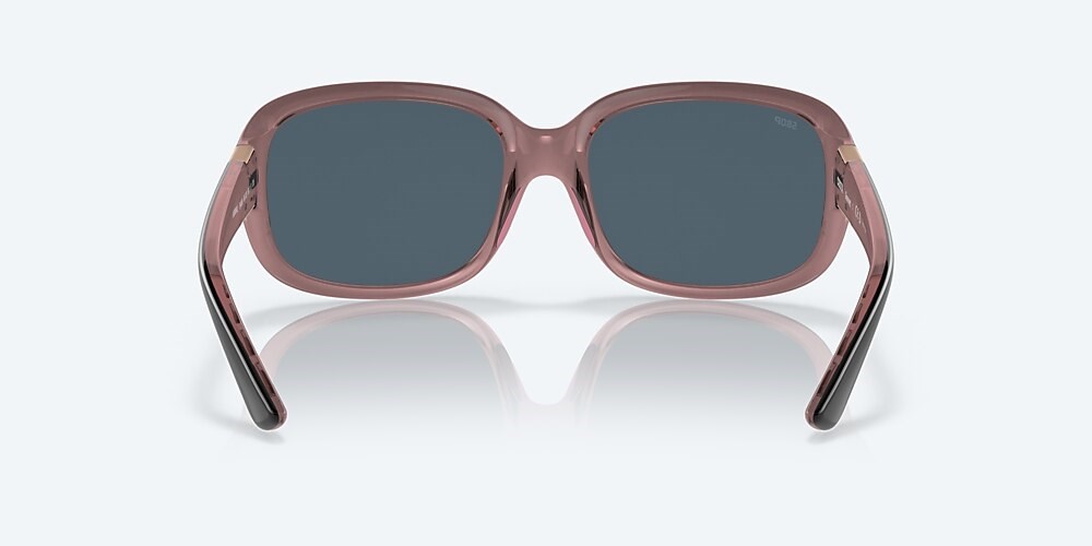 Costa Del Mar Gannet - Shiny Black/Hibiscus - Gray Polarized Polycarbonate (580P)