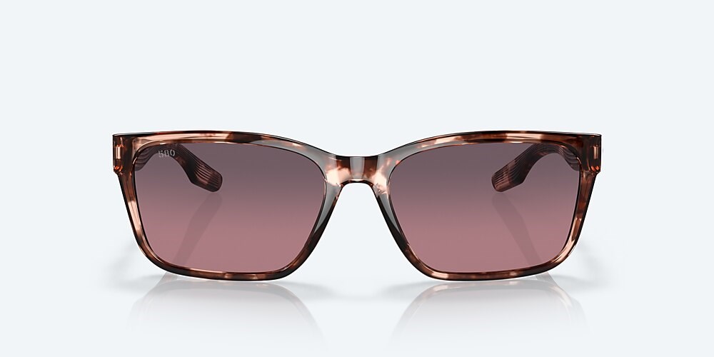 Costa Del Mar Palmas - Coral Tortoise - Rose Gradient Polarized Glass (580G)