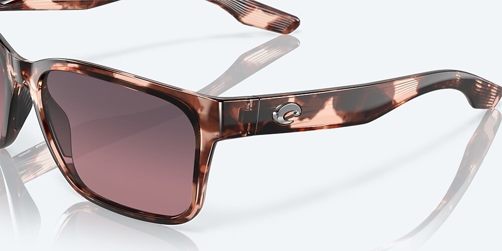 Costa Del Mar Palmas - Coral Tortoise - Rose Gradient Polarized Glass (580G)