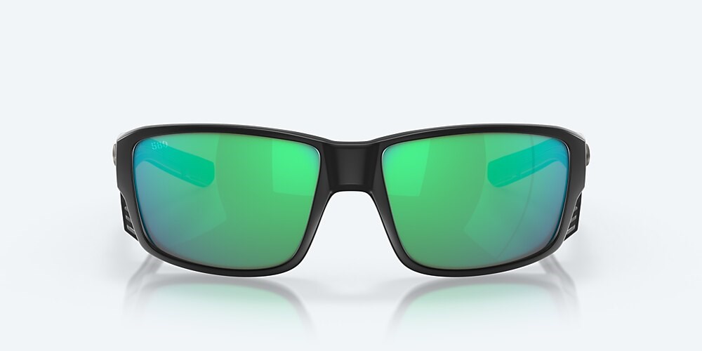 Costa Del Mar Tuna Alley PRO - Matte Black - Green Mirror Polarized Glass (580G)