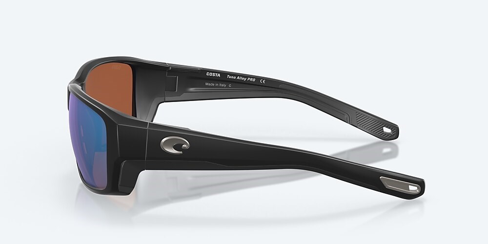Costa Del Mar Tuna Alley PRO - Matte Black - Green Mirror Polarized Glass (580G)