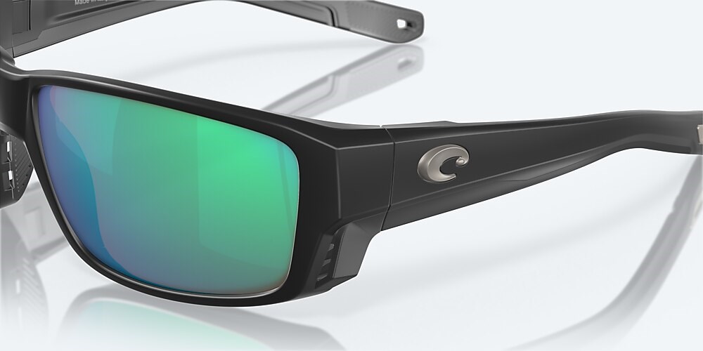 Costa Del Mar Tuna Alley PRO - Matte Black - Green Mirror Polarized Glass (580G)