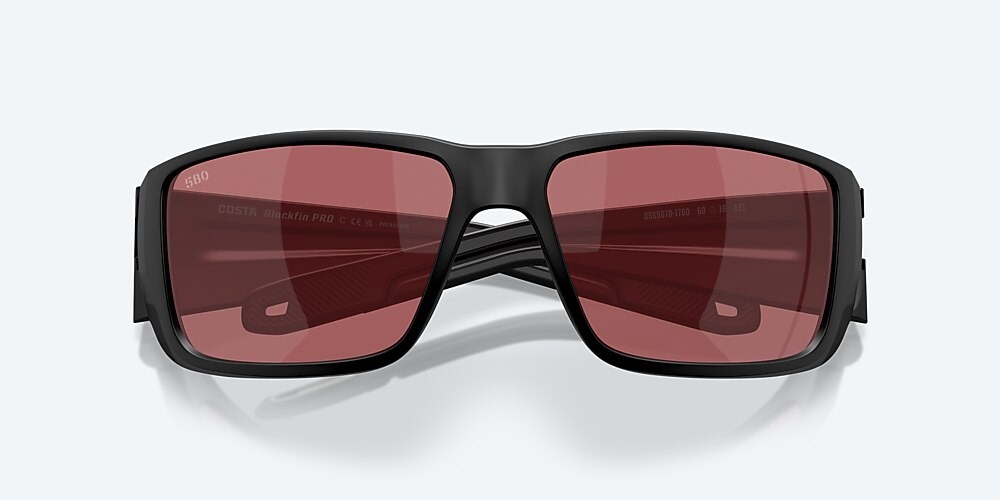 Costa Del Mar Blackfin PRO - Matte Black - Rose Polarized Glass (580G)