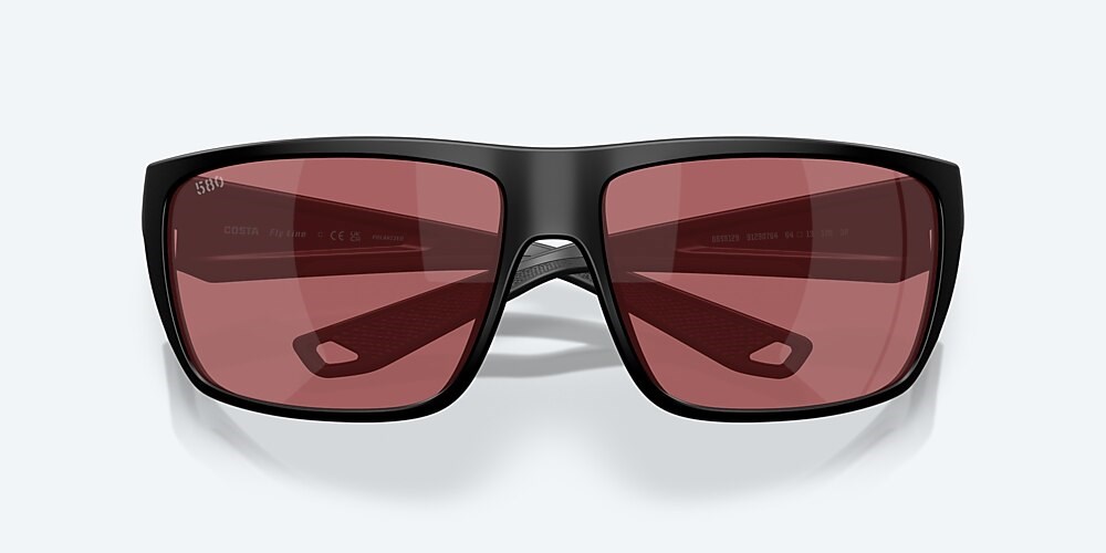 Costa Del Mar Fly Line - Matte Black - Rose Polarized Glass (580G)