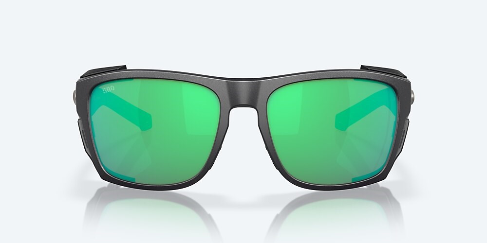 Costa Del Mar King Tide 6 - Black Pearl - Green Mirror Polarized Glass (580G)