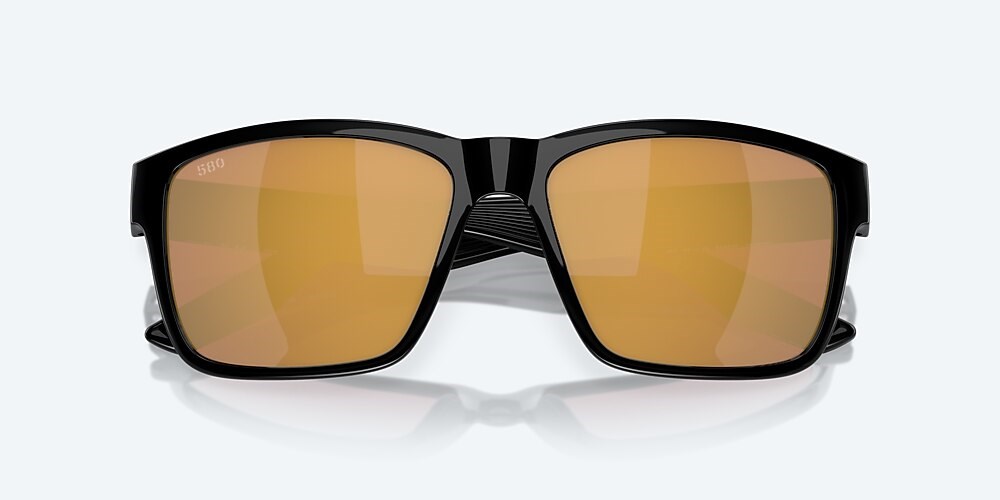 Costa Del Mar Paunch - Black - Gold Mirror Polarized Glass (580G)