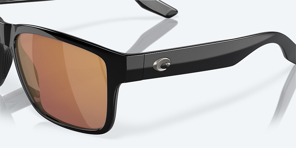 Costa Del Mar Paunch - Black - Gold Mirror Polarized Glass (580G)