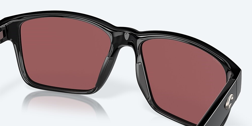 Costa Del Mar Paunch - Black - Gold Mirror Polarized Glass (580G)