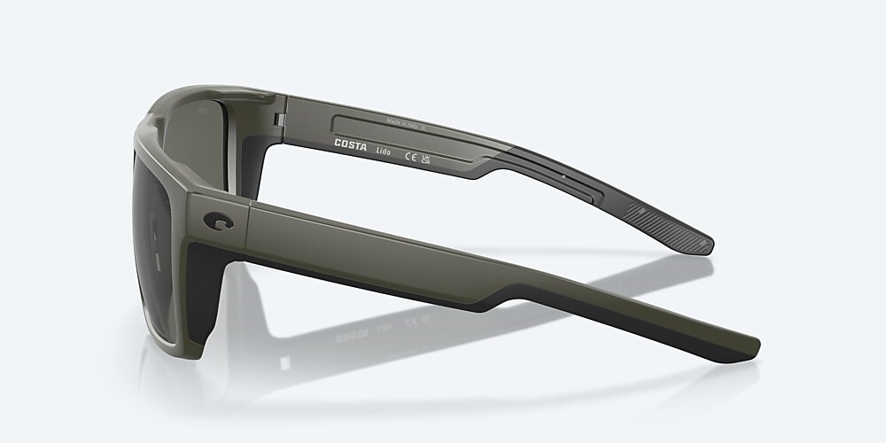 Costa Del Mar Lido - Matte Olive - Gray Polarized Glass (580G)