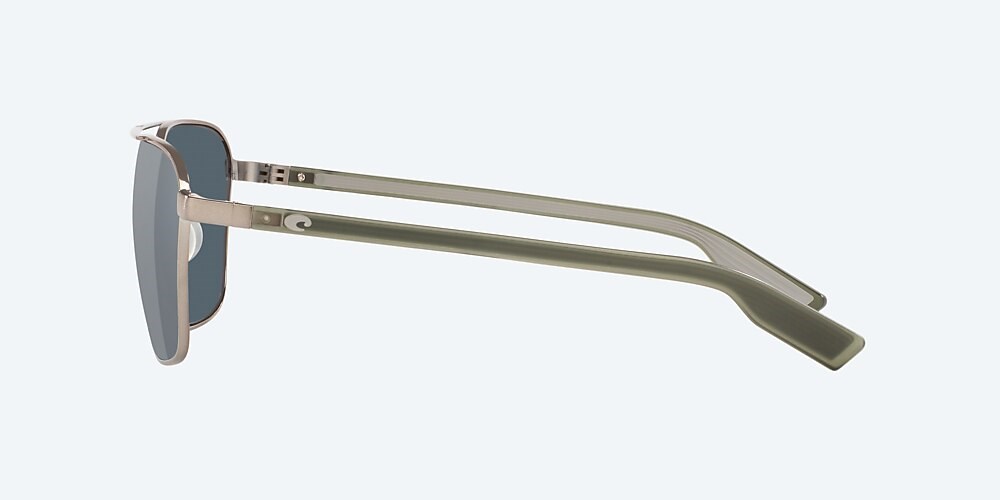 Costa Del Mar Wader - Brushed Gunmetal - Gray Silver Mirror Polarized Polycarbonate (580P)