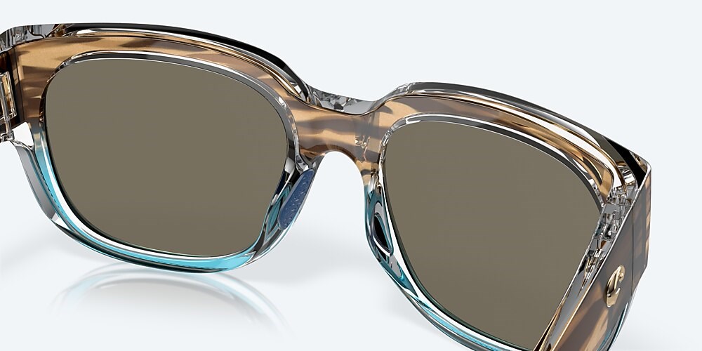 Costa Del Mar Waterwoman - Shiny Wahoo - Blue Mirror Polarized Glass (580G)
