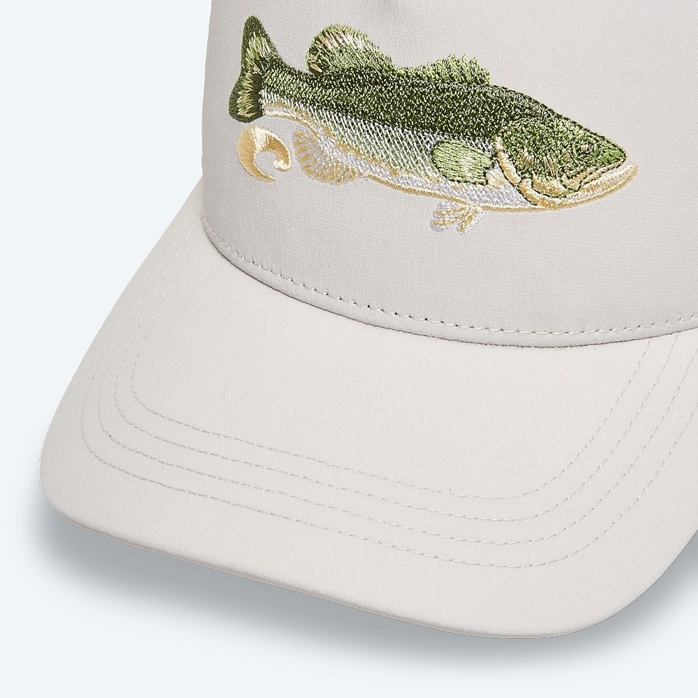 Costa Del Mar Bass Stitched Trucker - Cool Grey