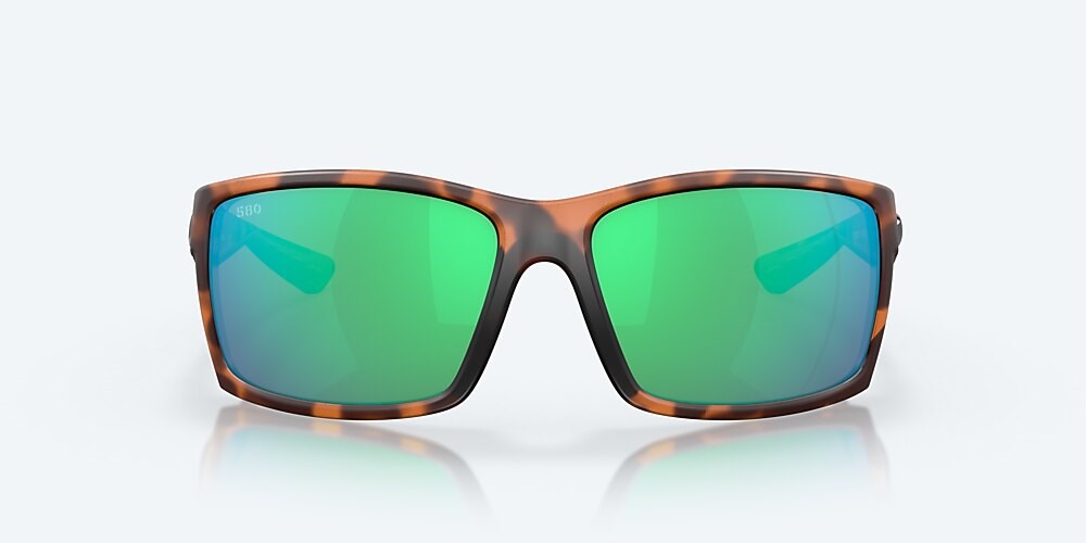 Costa Del Mar Reefton - Retro Tortoise - Green Mirror Polarized Glass (580G)
