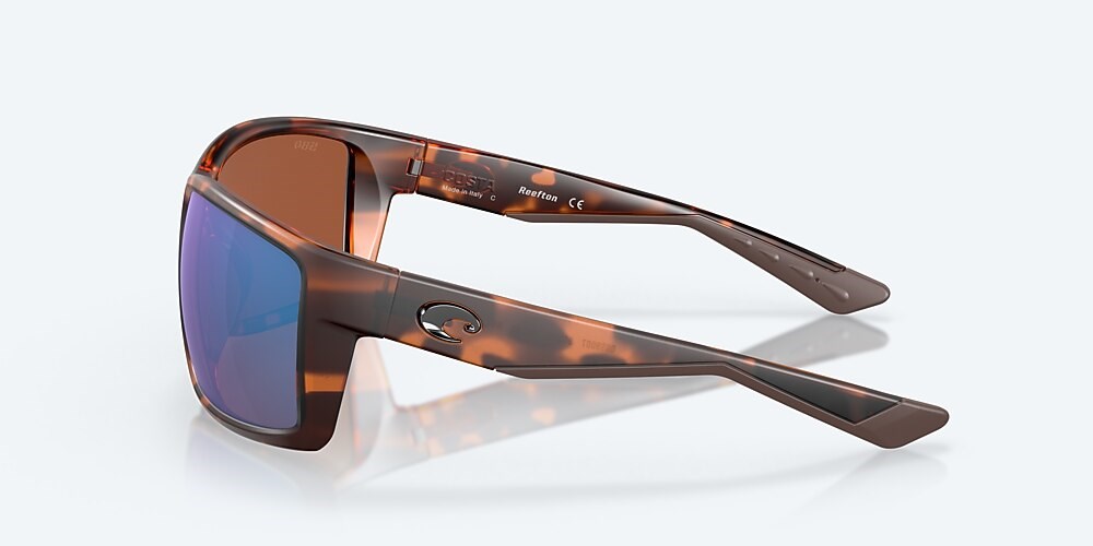 Costa Del Mar Reefton - Retro Tortoise - Green Mirror Polarized Glass (580G)