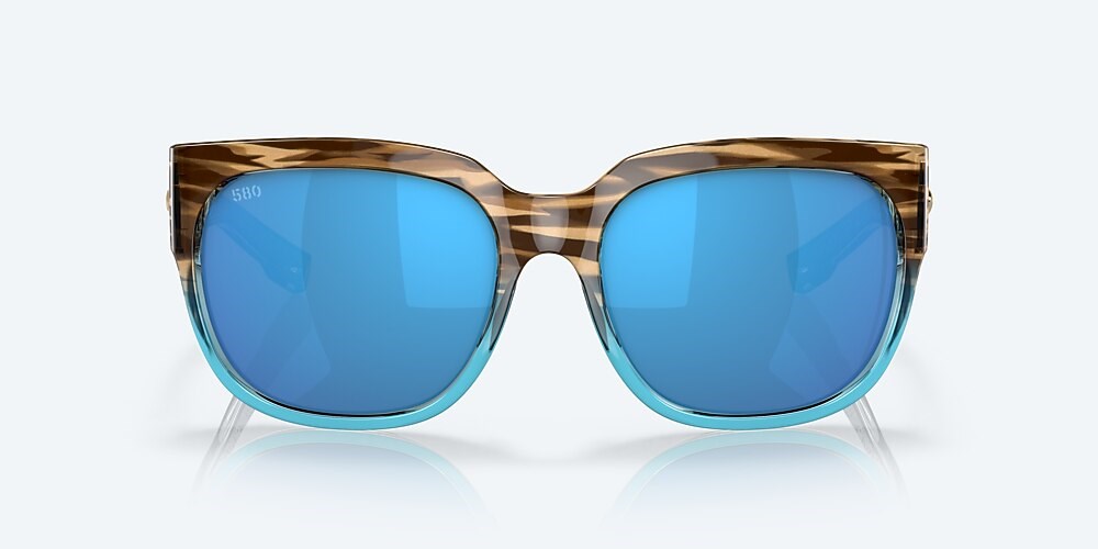 Costa Del Mar Waterwoman 2 - Shiny Wahoo - Blue Mirror Polarized Glass (580G)
