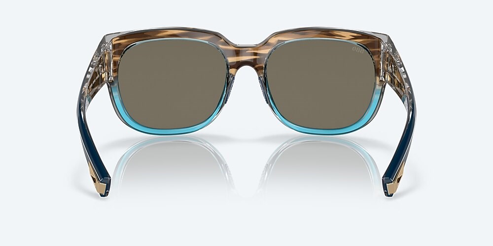 Costa Del Mar Waterwoman 2 - Shiny Wahoo - Blue Mirror Polarized Glass (580G)