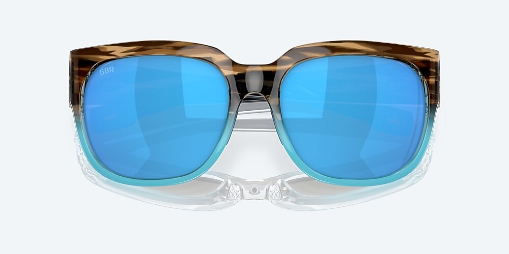 Costa Del Mar Waterwoman 2 - Shiny Wahoo - Blue Mirror Polarized Glass (580G)