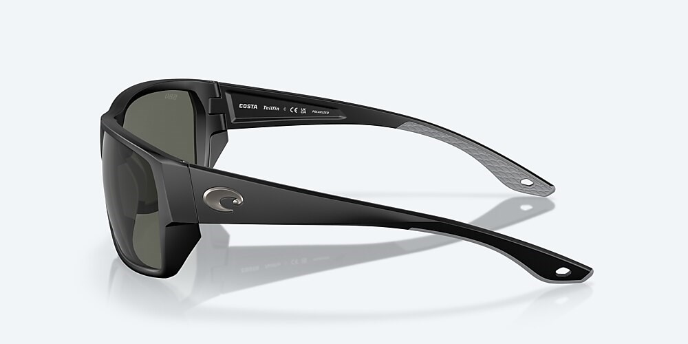 Costa Del Mar Tailfin - Matte Black - Gray Polarized Glass (580G)