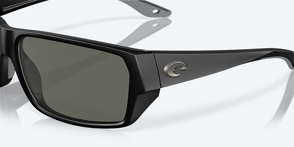 Costa Del Mar Tailfin - Matte Black - Gray Polarized Glass (580G)
