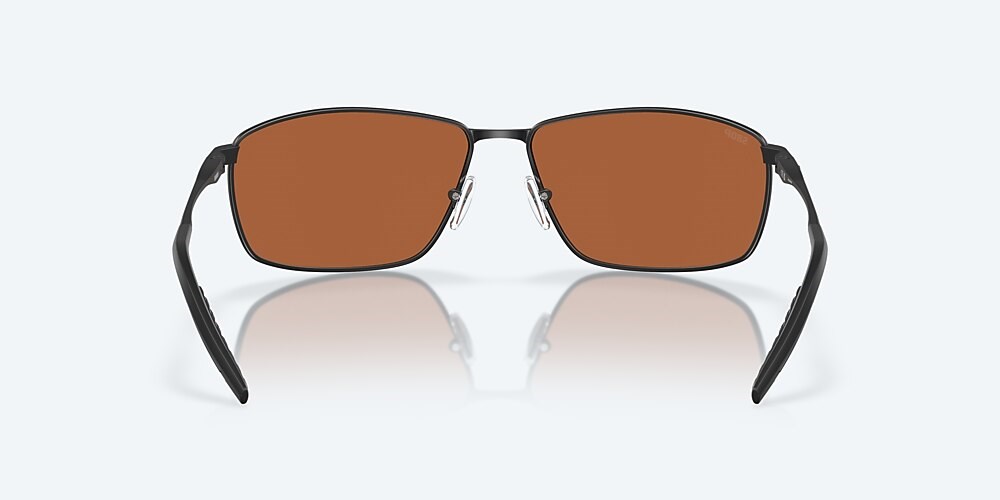 Costa Del Mar Turret - Matte Black - Green Mirror Polarized Polycarbonate (580P)