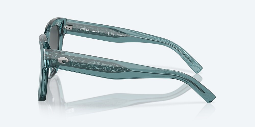 Costa Del Mar Nusa - Deep Crystal Aquamarine - Gray Gradient Polarized Glass (580G)
