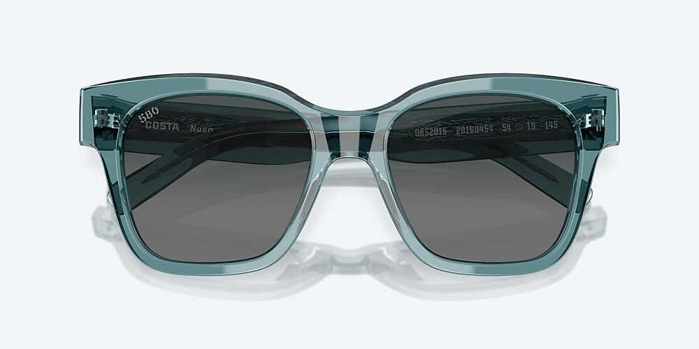 Costa Del Mar Nusa - Deep Crystal Aquamarine - Gray Gradient Polarized Glass (580G)