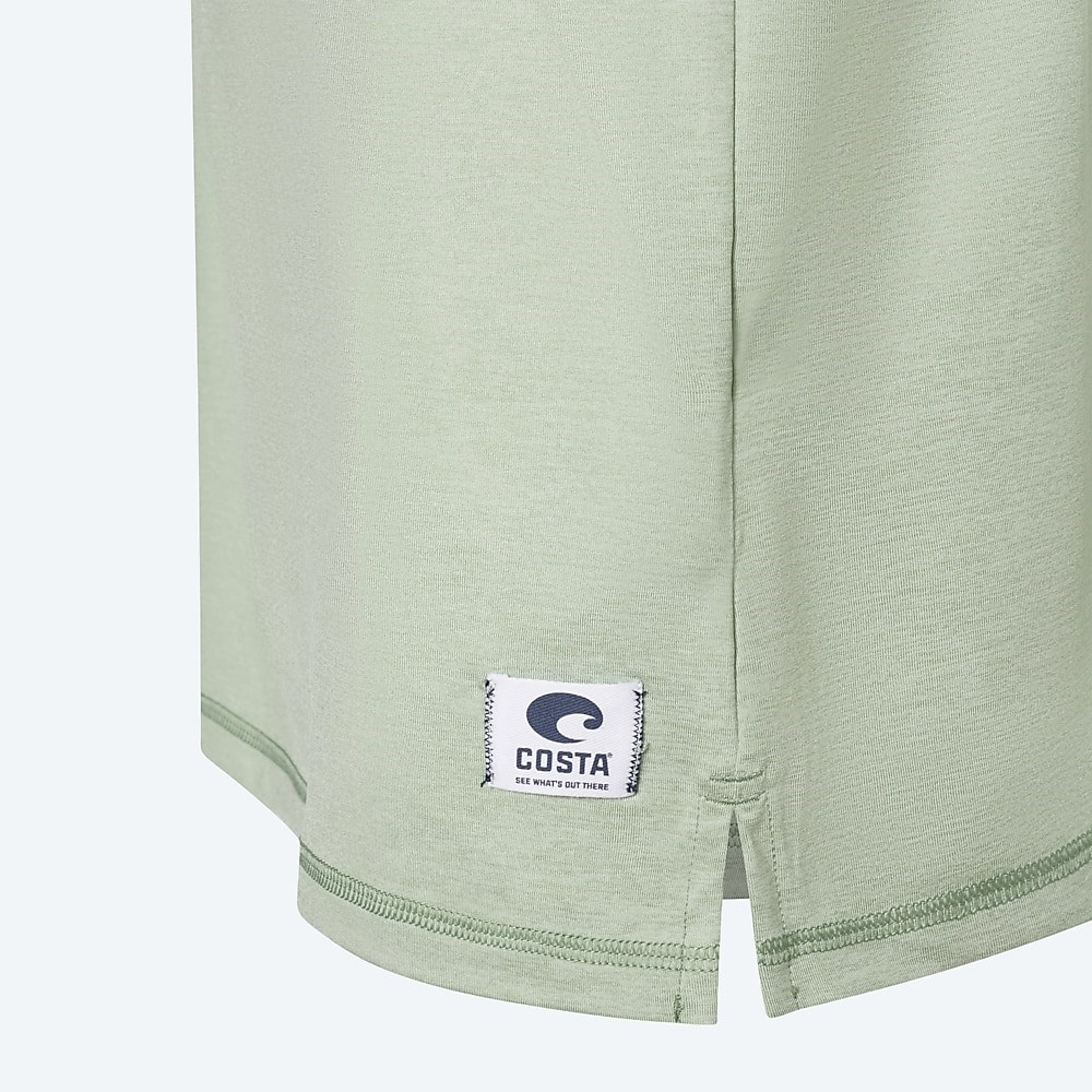 Costa Del Mar SS Voyager Performance Shirt - Heather Sage