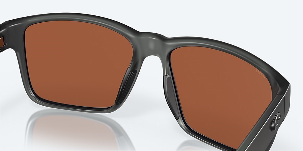 Costa Del Mar Paunch - Matte Smoke Crystal - Green Mirror Polarized Glass (580G)