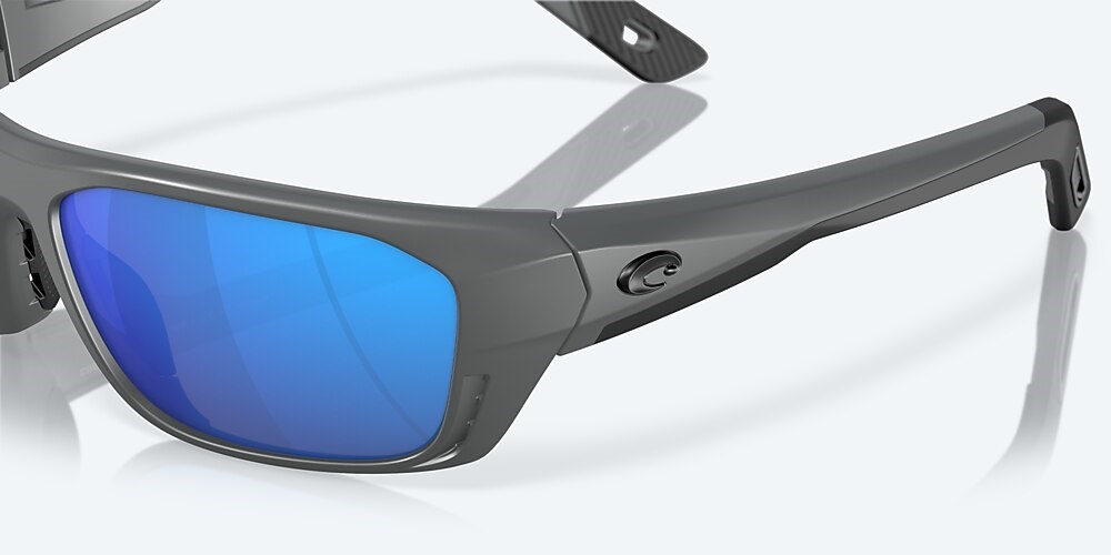 Costa Del Mar Whitetip PRO - Matte Gray - Blue Mirror Polarized Glass (580G)