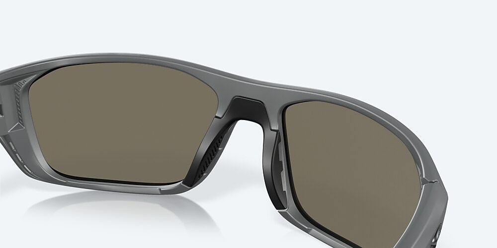 Costa Del Mar Whitetip PRO - Matte Gray - Blue Mirror Polarized Glass (580G)