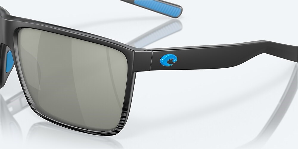 Costa Del Mar Rincon - Matte Smoke Crystal Fade - Gray Silver Mirror Polarized Glass (580G)