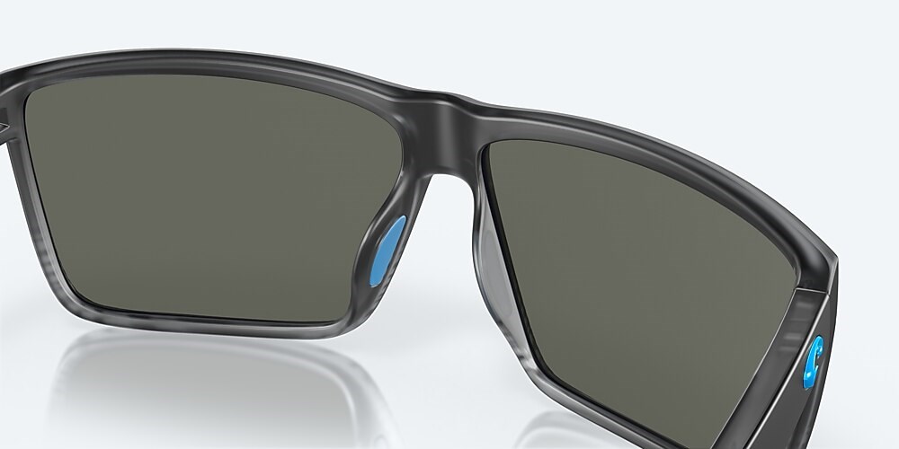 Costa Del Mar Rincon - Matte Smoke Crystal Fade - Gray Silver Mirror Polarized Glass (580G)