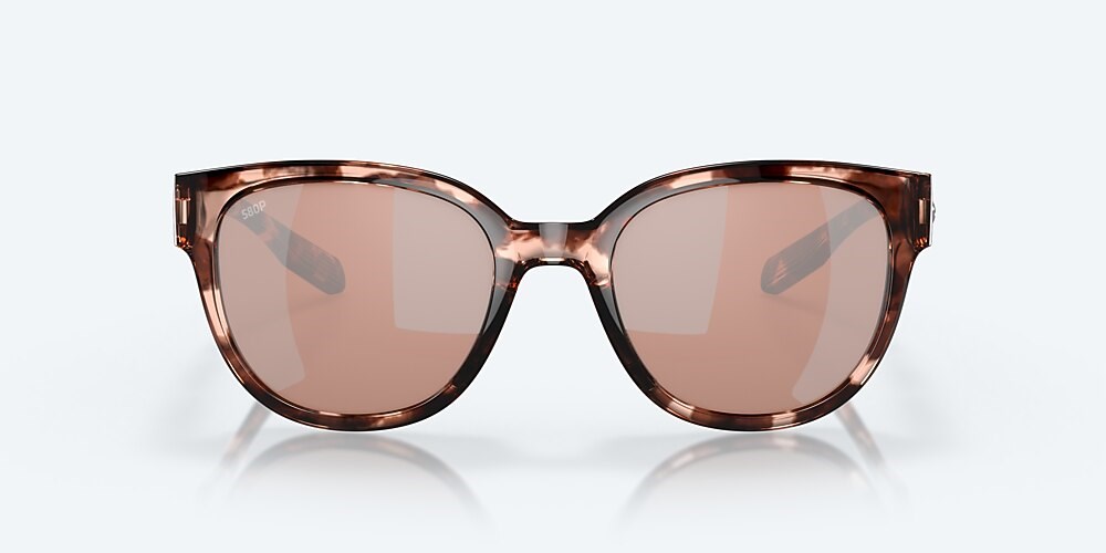 Costa Del Mar Salina - Coral Tortoise - Copper Silver Mirror Polarized Polycarbonate (580P)