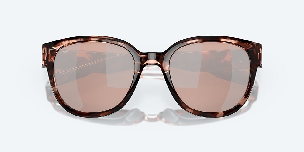 Costa Del Mar Salina - Coral Tortoise - Copper Silver Mirror Polarized Polycarbonate (580P)