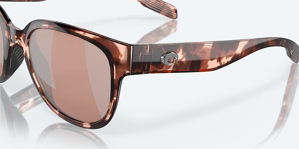 Costa Del Mar Salina - Coral Tortoise - Copper Silver Mirror Polarized Polycarbonate (580P)