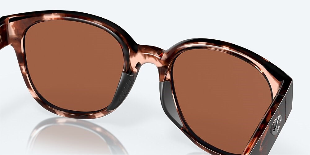 Costa Del Mar Salina - Coral Tortoise - Copper Silver Mirror Polarized Polycarbonate (580P)