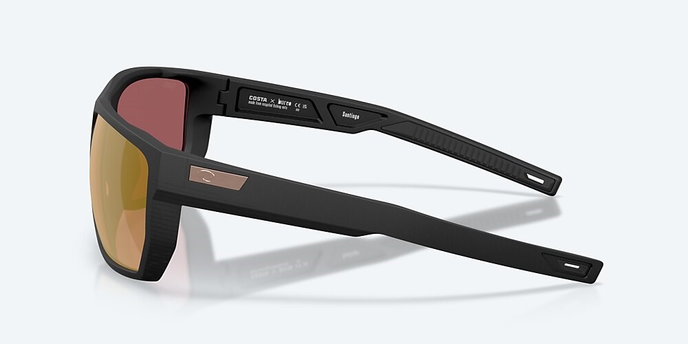 Costa Del Mar Santiago - Netplus Black - Gold Mirror Polarized Glass (580G)