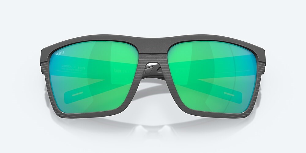 Costa Del Mar Pargo - Dark Gray - Green Mirror Polarized Glass (580G)