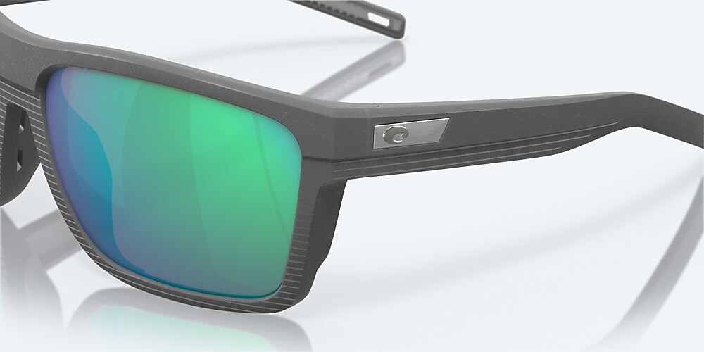 Costa Del Mar Pargo - Dark Gray - Green Mirror Polarized Glass (580G)
