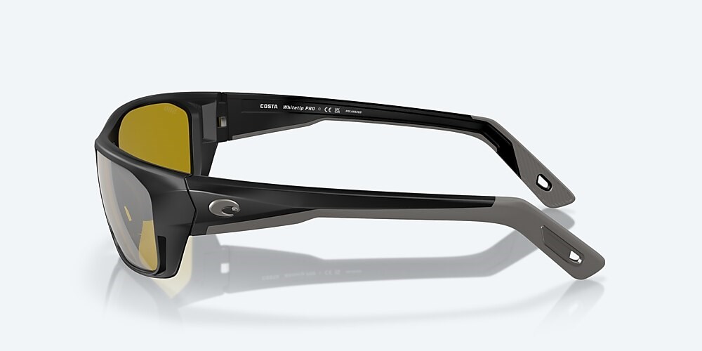 Costa Del Mar Whitetip PRO - Matte Black - Sunrise Silver Mirror Polarized Glass (580G)