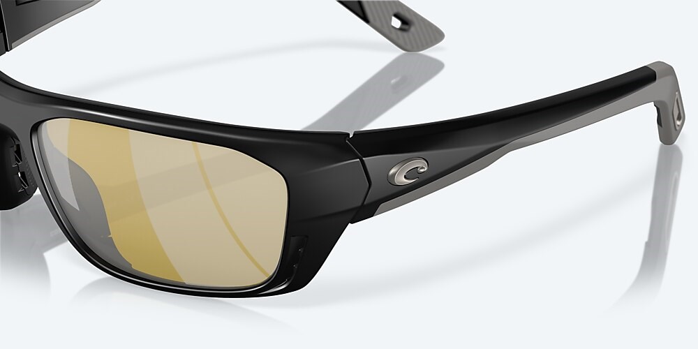 Costa Del Mar Whitetip PRO - Matte Black - Sunrise Silver Mirror Polarized Glass (580G)