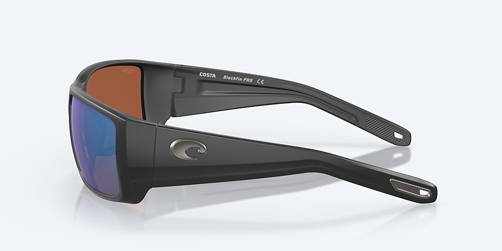 Costa Del Mar Blackfin PRO - Matte Black - Green Mirror Polarized Glass (580G)