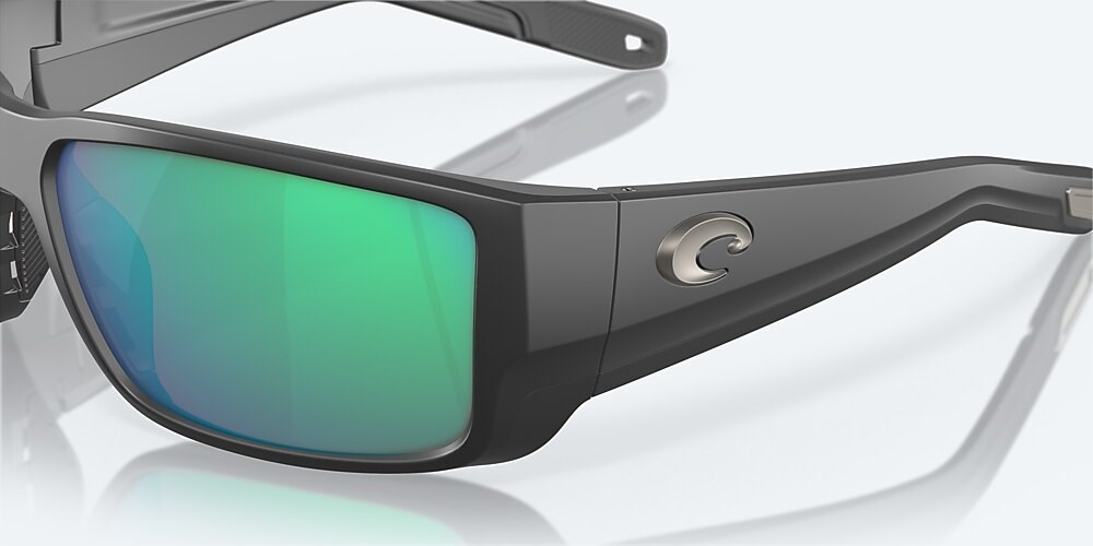 Costa Del Mar Blackfin PRO - Matte Black - Green Mirror Polarized Glass (580G)
